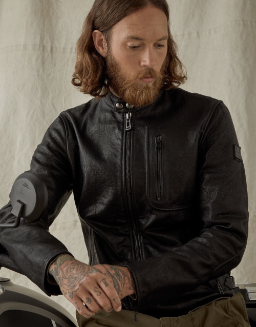 BELSTAFF LONG WAY UP MONTANA LEATHERJACKET