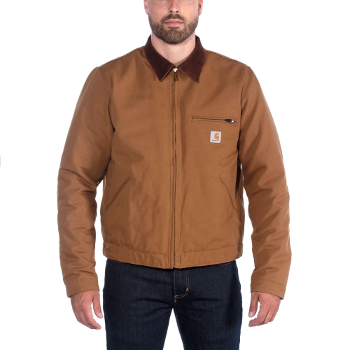 CARHARTT DUCK DETROIT JACKET BROWN