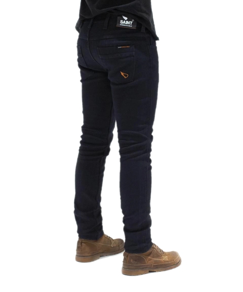 SA1NT Unbreakable Slim Jeans (armour pockets) - Indigo Overdyed