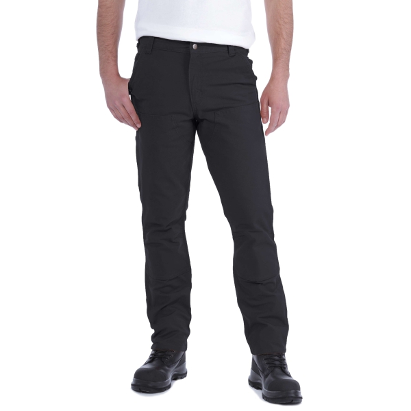 CARHARTT DUCK DOUBLE FRONT TROUSER BLACK