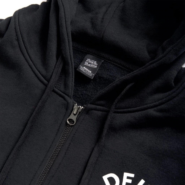 DEUS CIRCLE LOGO HOODY BLACK