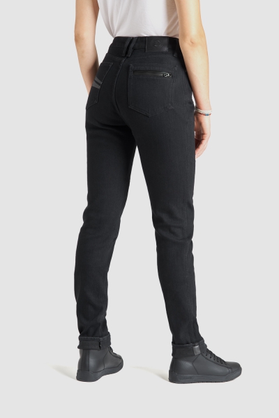 Pando Moto Kissaki Ladies Black Jeans - Salt Flats Clothing